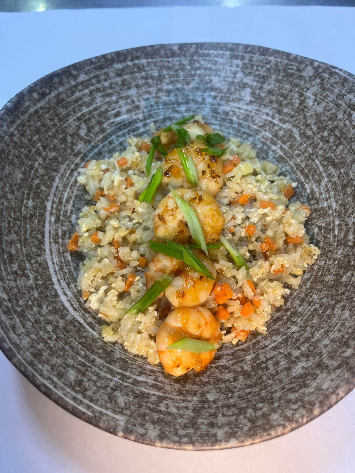 Вок с креветкой