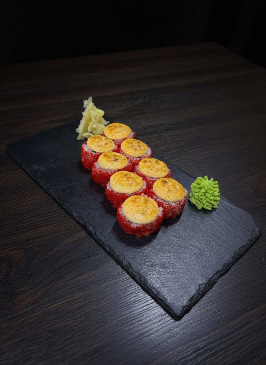 Ролл Калифорния запеченная